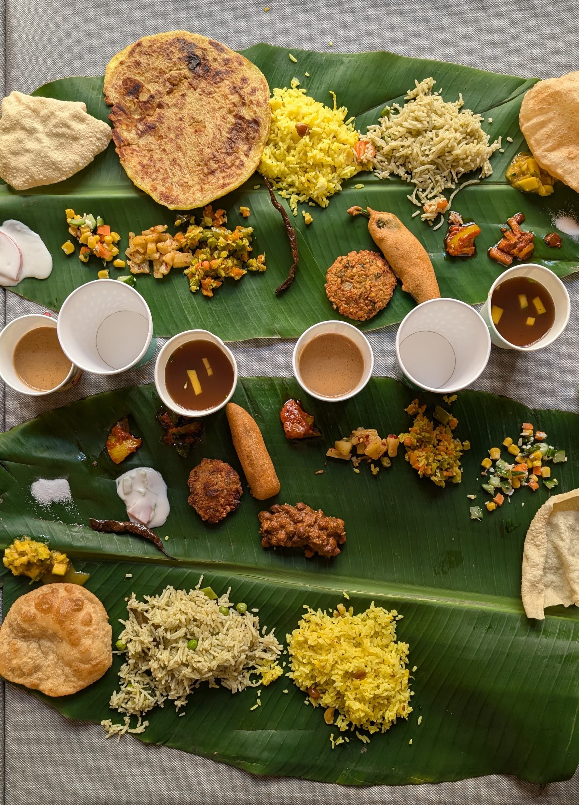 Festive Banana leaf meals
